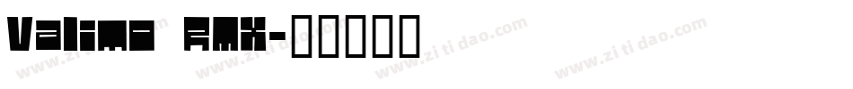 Valimo RMX字体转换